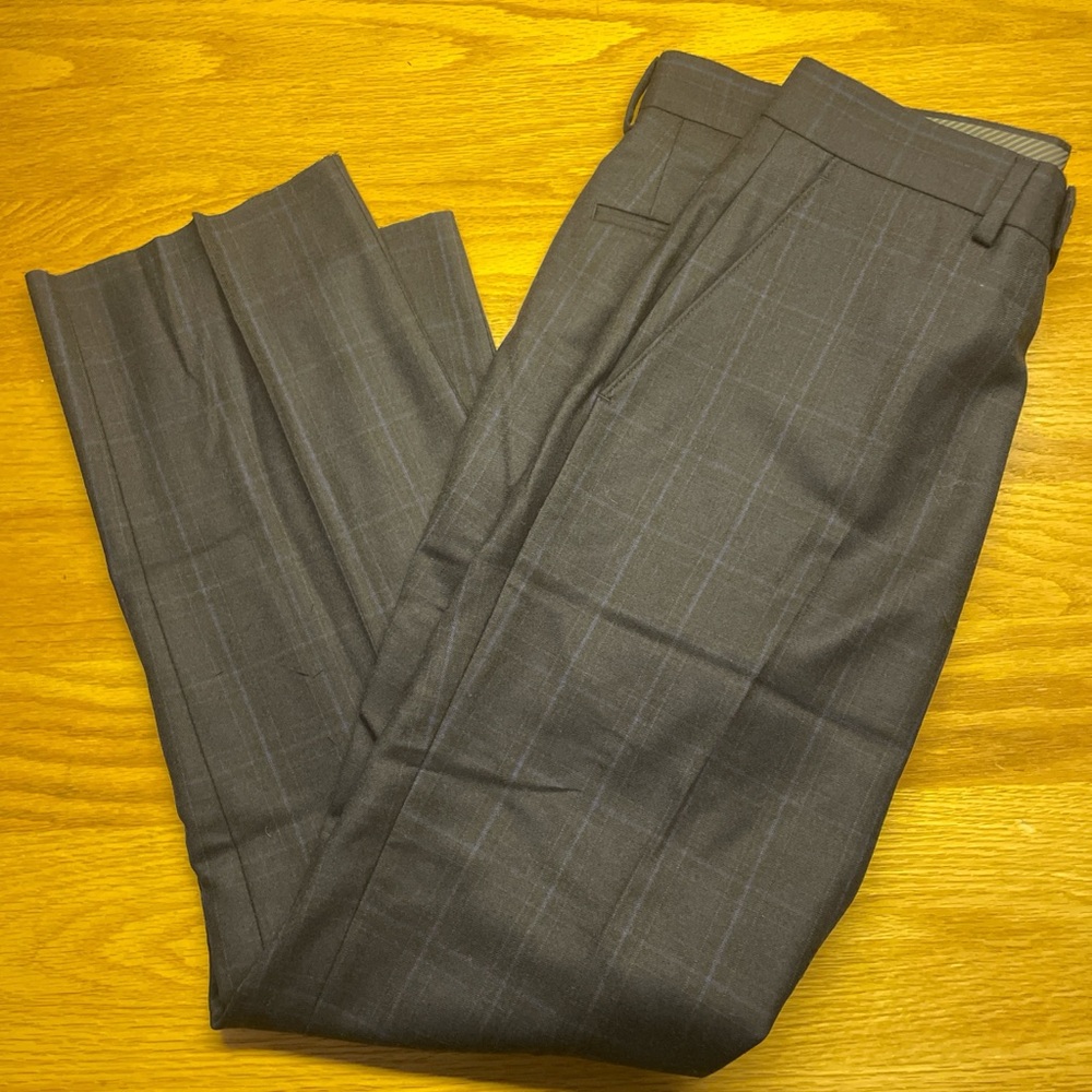 Michael Kors Gray Wool-Blend Pants